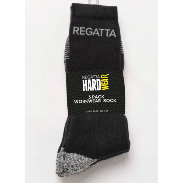 Regatta 3 Pack Workwear Socks Thumbnail