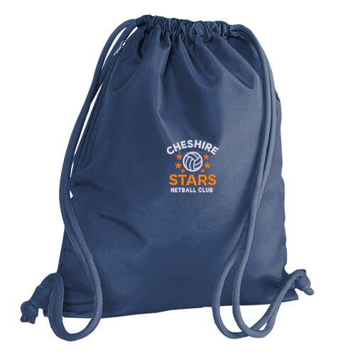 Cheshire Stars Netball Club Drawstring Bag Thumbnail