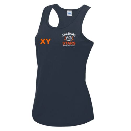 Cheshire Stars NC Ladies Vest (Navy) - Adult Thumbnail